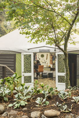 Customer Spotlight Debra Amerson embraces art eco-friendly living in her Pacific Yurt